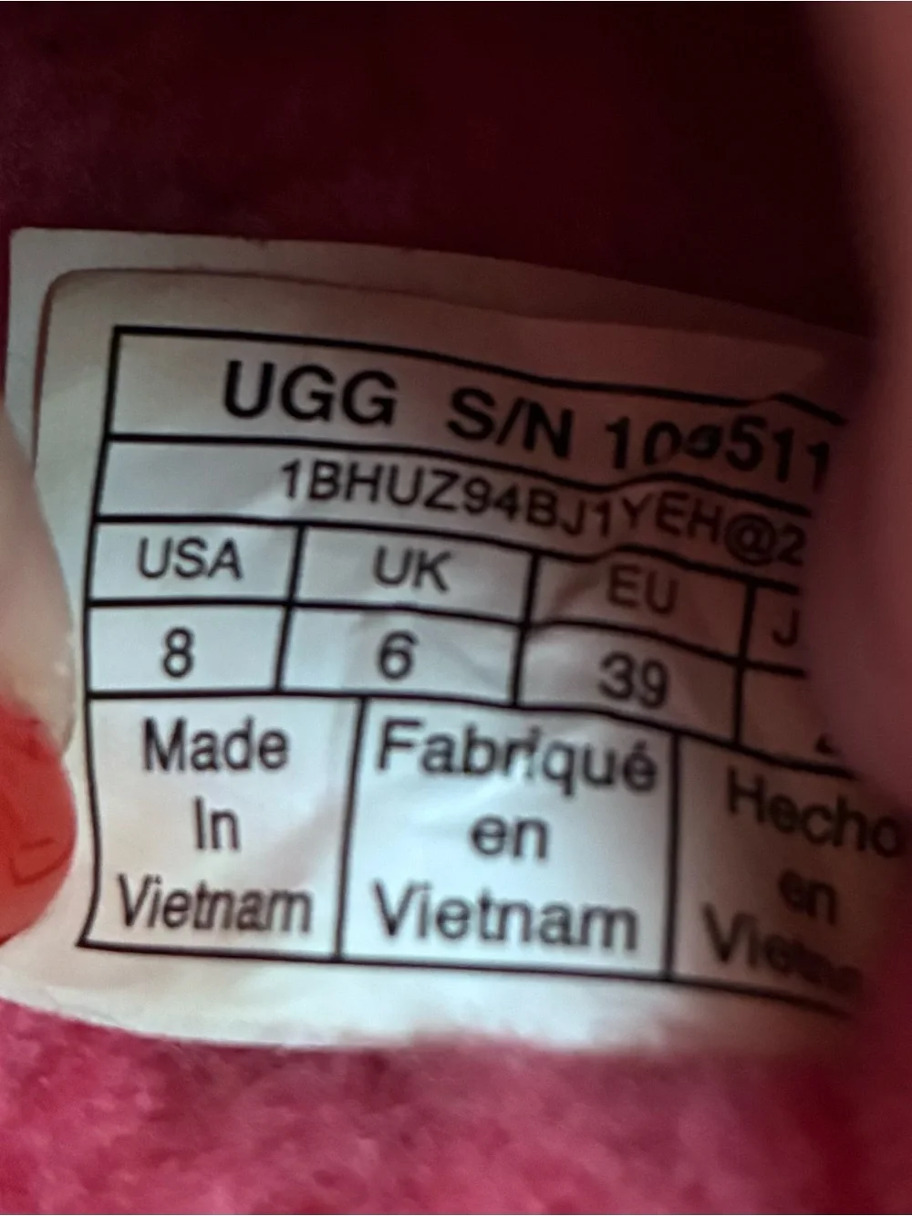 Womens UGG® Fluff Yeah Slide - Deep Coral Womens size 8